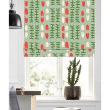 Load image into Gallery viewer, Natural Botanical Shape Geometry Window Roman Shade
