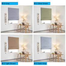 Load image into Gallery viewer, Modern Contemporary Single or Double Layers Window Roman Shade
