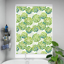 Load image into Gallery viewer, Green Hydrangea Window Roller Shade
