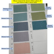 Load image into Gallery viewer, Window Roman Shades - Choose Your Color &amp; Fabric &amp; Valance
