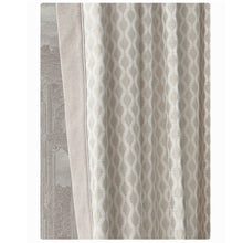 Load image into Gallery viewer, Taupe Wave Wheat Texture French Style Window Curtains Drapery
