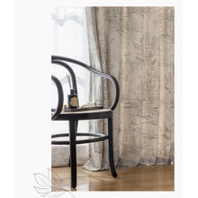 Load image into Gallery viewer, Sepia Jungle Botanical Wool Felt Window Curtains Drapery
