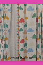 Load and play video in Gallery viewer, Playful Clouds and Pom-Poms Happy Place Nursery Window Curtains Drapery
