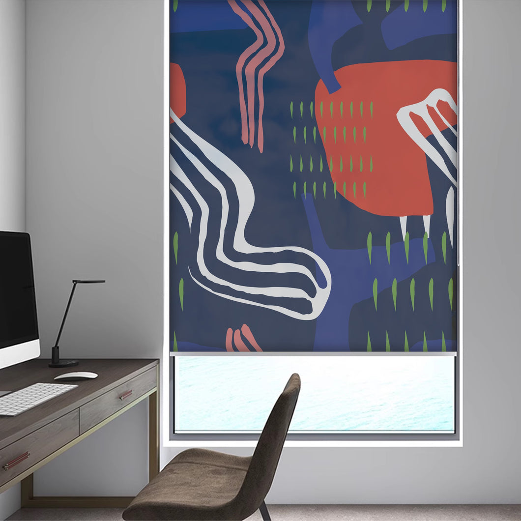 Abstract Modern Vibes Window Roller Shade