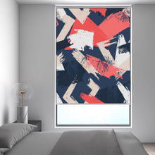 Load image into Gallery viewer, Abstract Urban Brushstrokes Window Roller Shade
