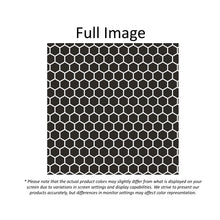 Load image into Gallery viewer, Modern Minimalist Black and White Hexagons Geometry Window Roller Shade
