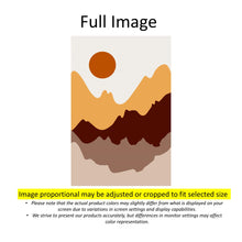 Load image into Gallery viewer, Sunlit Modern Canyon Scenery Window Zebra Roller Shades with Valance
