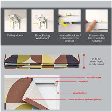 Load image into Gallery viewer, Lemon Pattern Print Window Roman Shade
