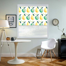 Load image into Gallery viewer, Apples and Pears Fruits Illustration Window Roller Shade
