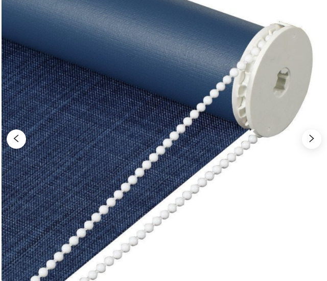 Plain Navy Blue Roller Shade