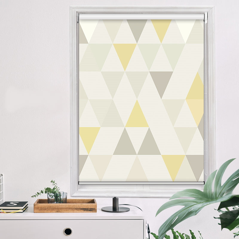 Contemporary Triangle Geometric Window Roller Shade