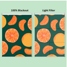 Load image into Gallery viewer, Orange Tangerine Mandarin Citrus Fruits Window Roller Shade
