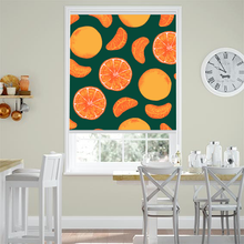 Load image into Gallery viewer, Orange Tangerine Mandarin Citrus Fruits Window Roller Shade
