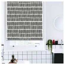 Load image into Gallery viewer, Hand Drawn Doodle Rectangle Scandinavian Window Roman Shade
