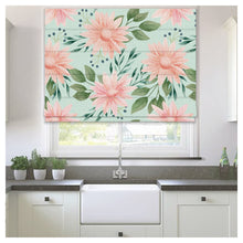 Load image into Gallery viewer, Watercolor Floral Pattern Print Window Roman Shade
