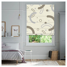 Load image into Gallery viewer, Memphis Style Pattern Print Window Roman Shade
