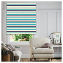 Load image into Gallery viewer, Lineal Colorful Geometric Seamless Pattern Print Window Roman Shade
