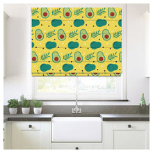 Load image into Gallery viewer, Cute Avocado Pattern Print Window Roman Shade

