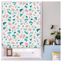 Load image into Gallery viewer, Colorful Terrazzo Pattern Print Window Roman Shade

