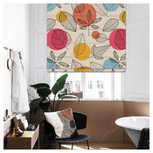 Load image into Gallery viewer, Leaves Seamless Autumn Pattern Print Window Roman Shade
