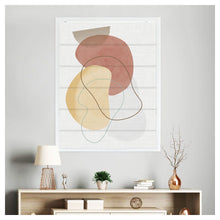 Load image into Gallery viewer, Boho Abstract Water Color Print Roman Shade
