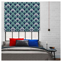 Load image into Gallery viewer, Seamless Abstract Color Shape Pattern Print Window Roman Shade
