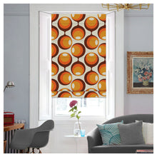 Load image into Gallery viewer, Retro Circle Geometric Print Roman Shade
