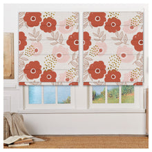 Load image into Gallery viewer, Flower Doodle Pattern Print Window Roman Shade
