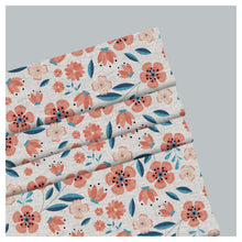 Load image into Gallery viewer, Floral Peach Tone Pattern Print Window Roman Shade
