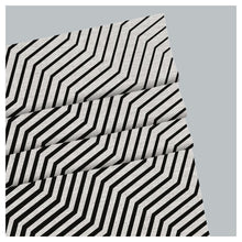 Load image into Gallery viewer, Black And White Geometric Zig-Zag Pattern Window Roman Shade
