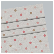 Load image into Gallery viewer, Baby Girl Pink Polka Dots Pastel  Window Roman Shade
