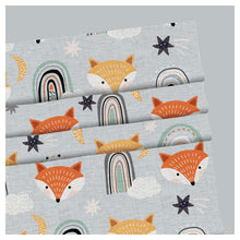 Load image into Gallery viewer, Children Seamless Foxes Pattern Print Window Roman Shade
