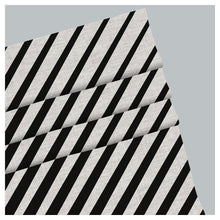 Load image into Gallery viewer, Black And White Geometric Lines Pattern Window Roman Shade
