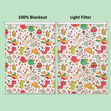 Load image into Gallery viewer, Nursery Kid Baby Room Colorful Dinosaurs Window Roller Shade
