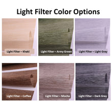 Load image into Gallery viewer, Blackout and Sheer Window Blinds Zebra Roller Shade with Valance
