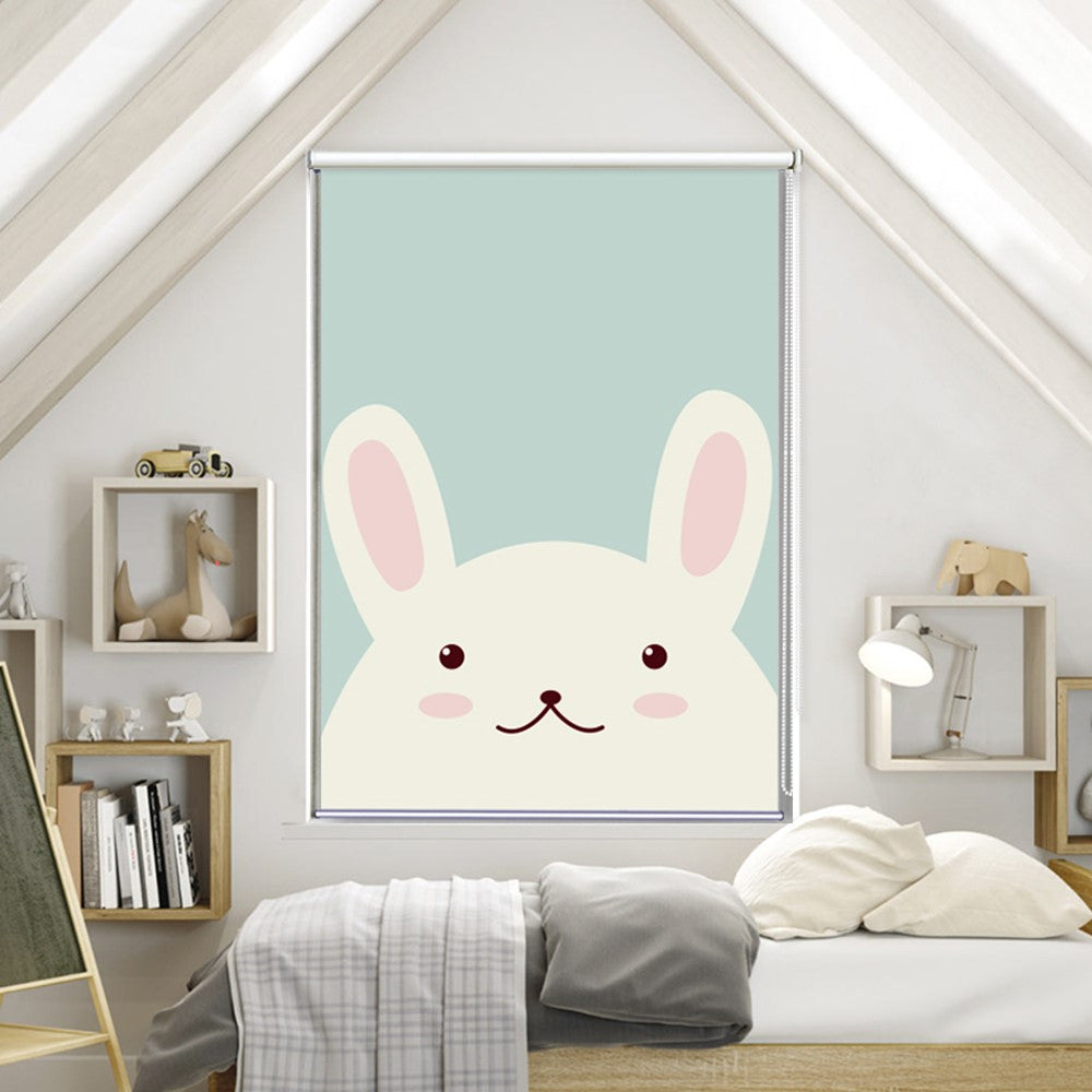 Bunny Rabbit Nursery Kid Room Window Roller Shade