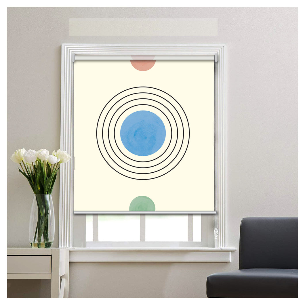 Mid Century Bauhaus Window Roller Shade