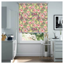 Load image into Gallery viewer, Mid Century Botanical Flower Garden Print Window Roller Shade
