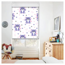 Load image into Gallery viewer, Cute Kitten Cartoon Pattern Print Theme Window Roller Shade
