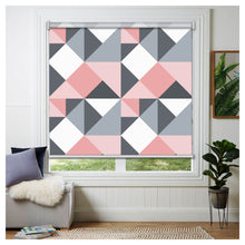 Load image into Gallery viewer, Mid Century Geometric Pattern Print Window Roller Shade
