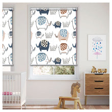 Load image into Gallery viewer, Cute Elephants Nursery Kid Room Window Roller Shade
