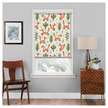 Load image into Gallery viewer, Nursery Fox in Forest Window Roller Shade
