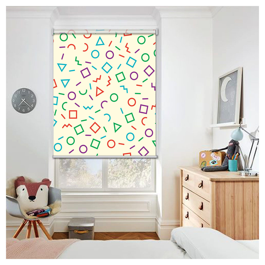 Colored Confetti Window Roller Shade