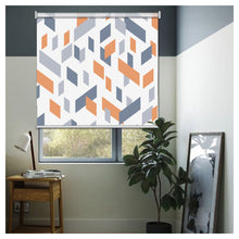Load image into Gallery viewer, Contemporary Geometric Pattern Print Window Roller Shade
