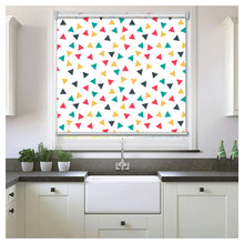 Load image into Gallery viewer, Triangle Confetti Colorful Window Roller Shade
