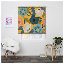 Load image into Gallery viewer, Flora Flower Botanical Print Window Roller Shade
