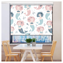 Load image into Gallery viewer, Mermaid Princess Nursery Kid Room Window Roller Shade
