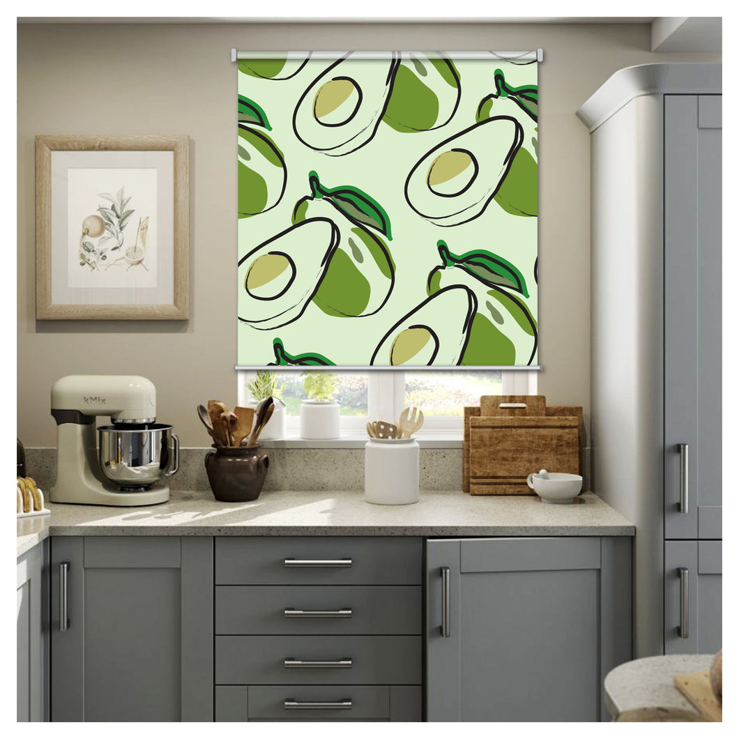 Avocado Green Window Roller Shade