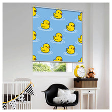 Load image into Gallery viewer, Yellow Duckies Nursery Kid Room Window Roller Shade

