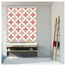 Load image into Gallery viewer, Mid Century Geometric Mosaic Pattern Window Roller Shade
